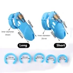 soft silicone male chastity cage cock cage