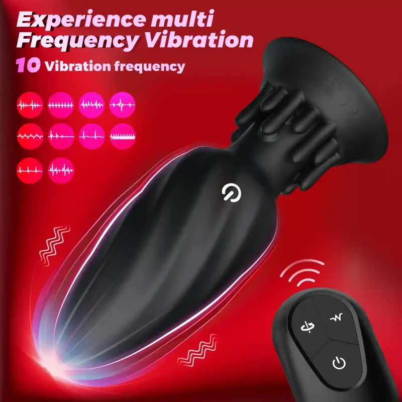 360 rotating prostate massager remote