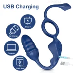 beginner anal vibrator men app butt plug