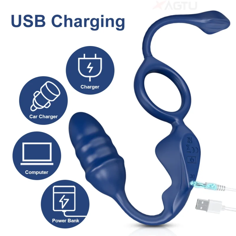 beginner anal vibrator men app butt plug