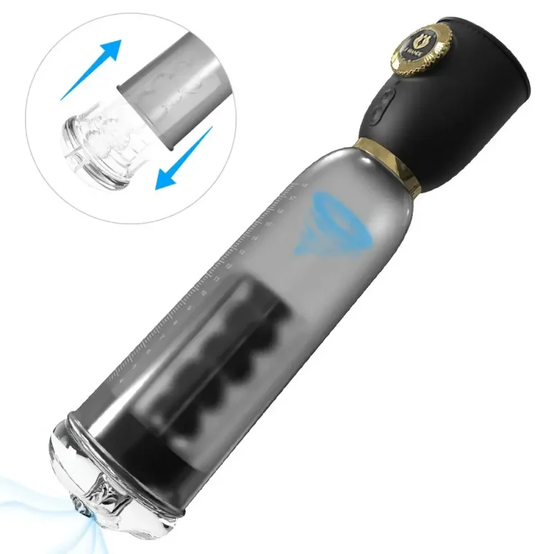 2 in 1 electric penis pump masturbator