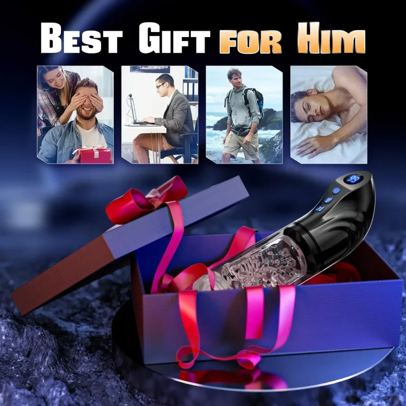 retractable rotating sucking pocket pussy masturbator