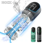 automatic thrusting rotating male masturbator stroker