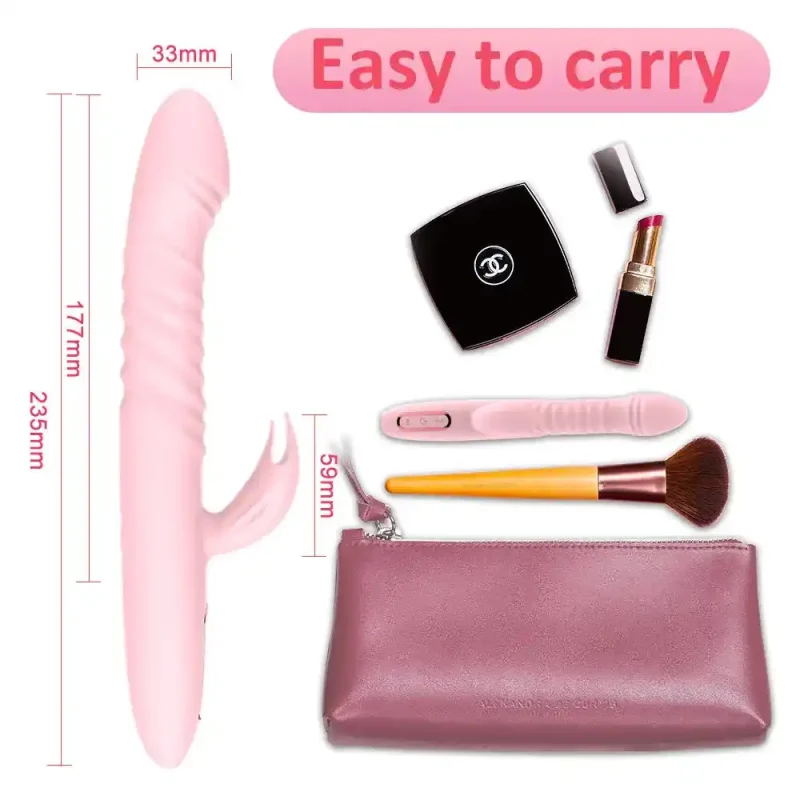 telescopic rabbit vibrator heating thrusting telescopic rabbit vibrator heating thrusting