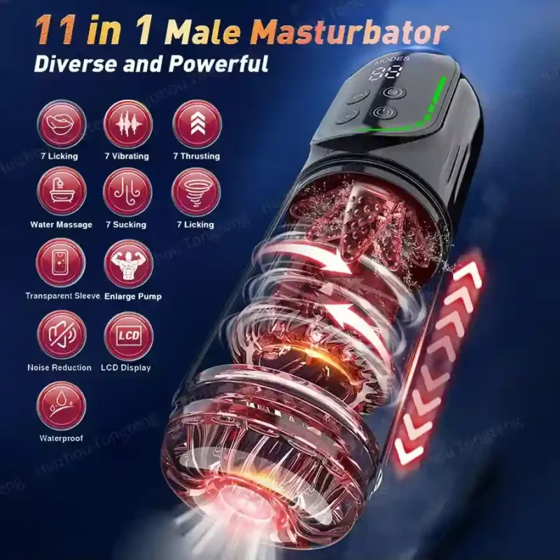 automatic male masturbator cup penis pump