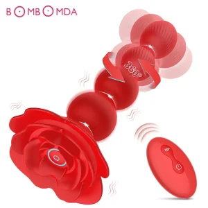 anal plug vibrator 360 rotation prostate