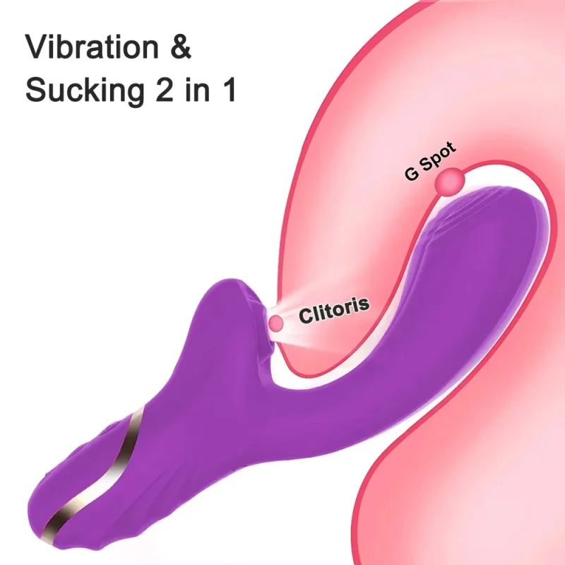 sucking vibrator dildo clitoral gspot