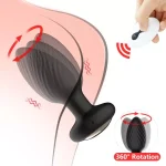 360 rotating prostate massager app remote vibrator