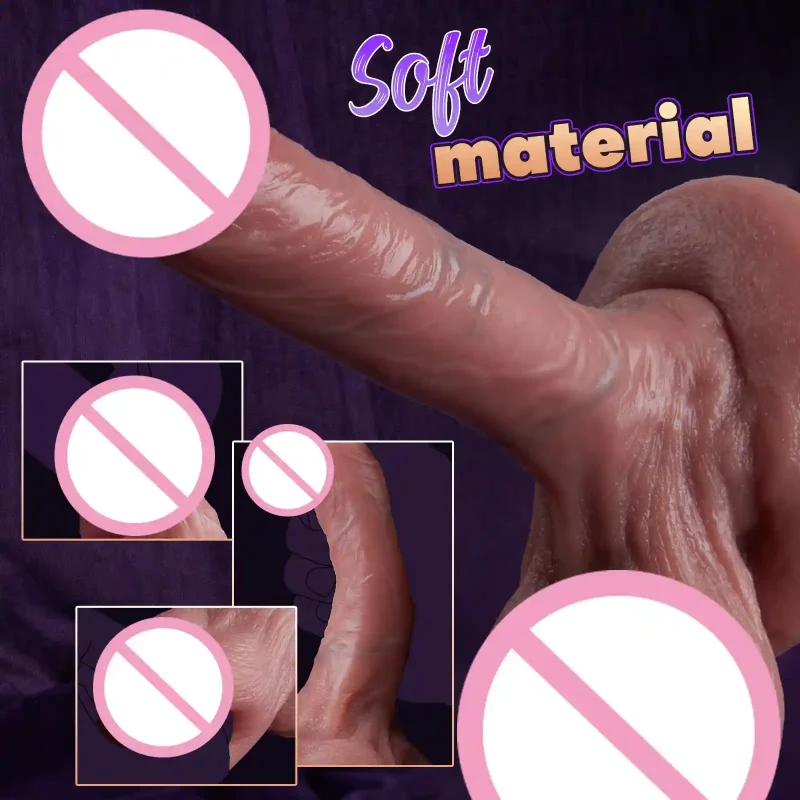 realistic soft silicone dildo women