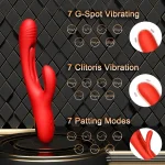 rabbit patting clit sucker vibrator
