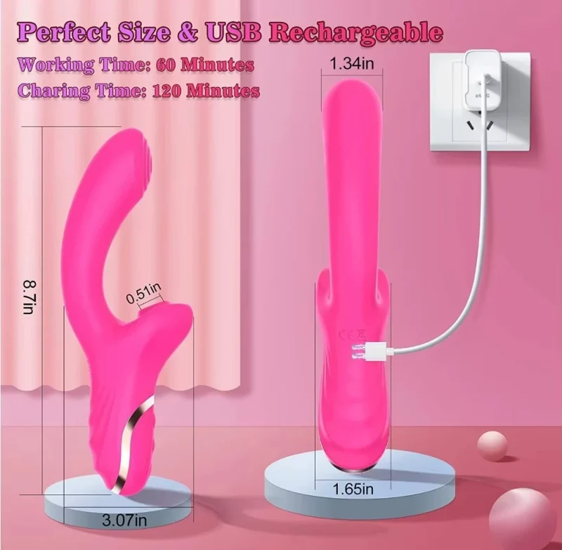 sucking vibrator dildo clitoral gspot