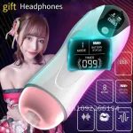 automatic intelligent masturbator blowjob cup