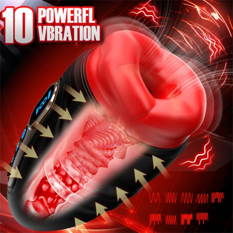 male masturbator cup intelligent heating pocket pussy