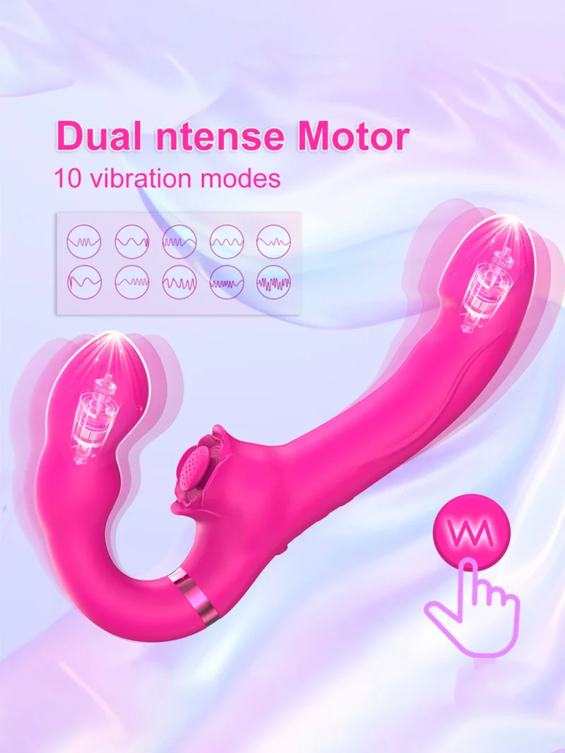 double headed lesbian vibrator dildo