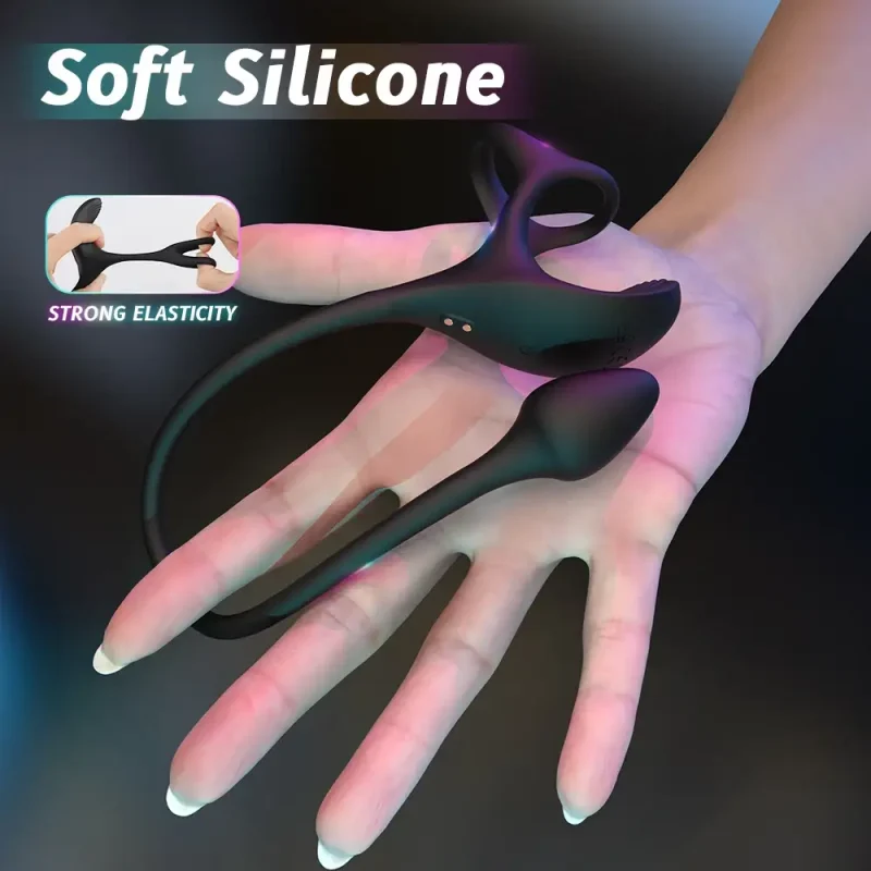 prostate massager vibrating cock ring