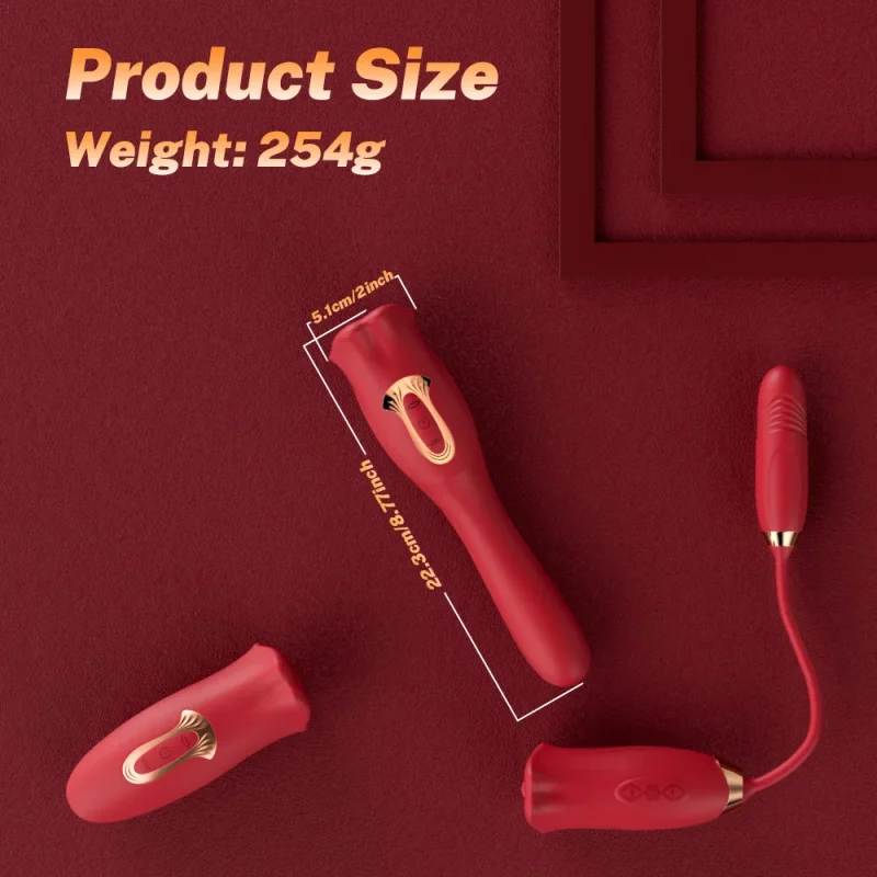 tongue licking biting vibrator women