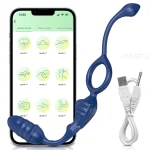 beginner anal vibrator men app butt plug