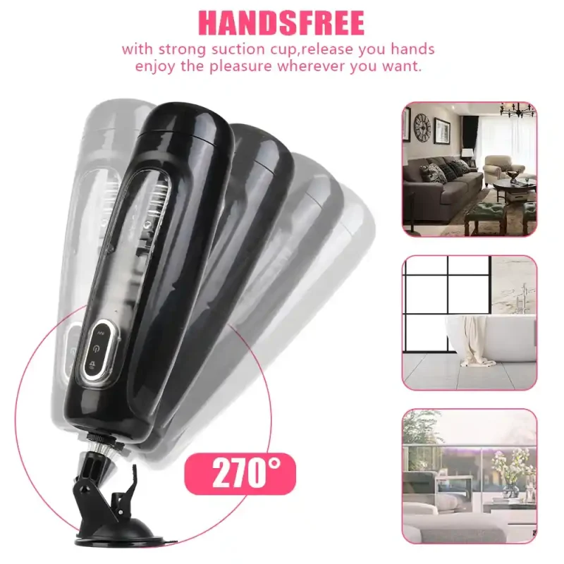 penis trainer 10 modes vibrator vagina real pussy male masturbator automatic rotating telescopic erotic sex toys for men