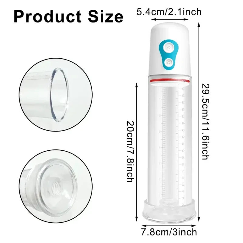 electric penis pump automatic vacuum enlarger