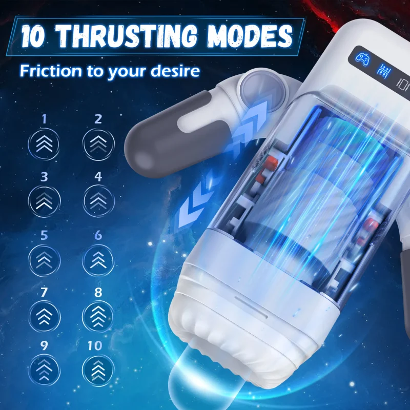 automatic male masturbator heating vibration