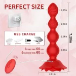 anal plug vibrator 360 rotation prostate
