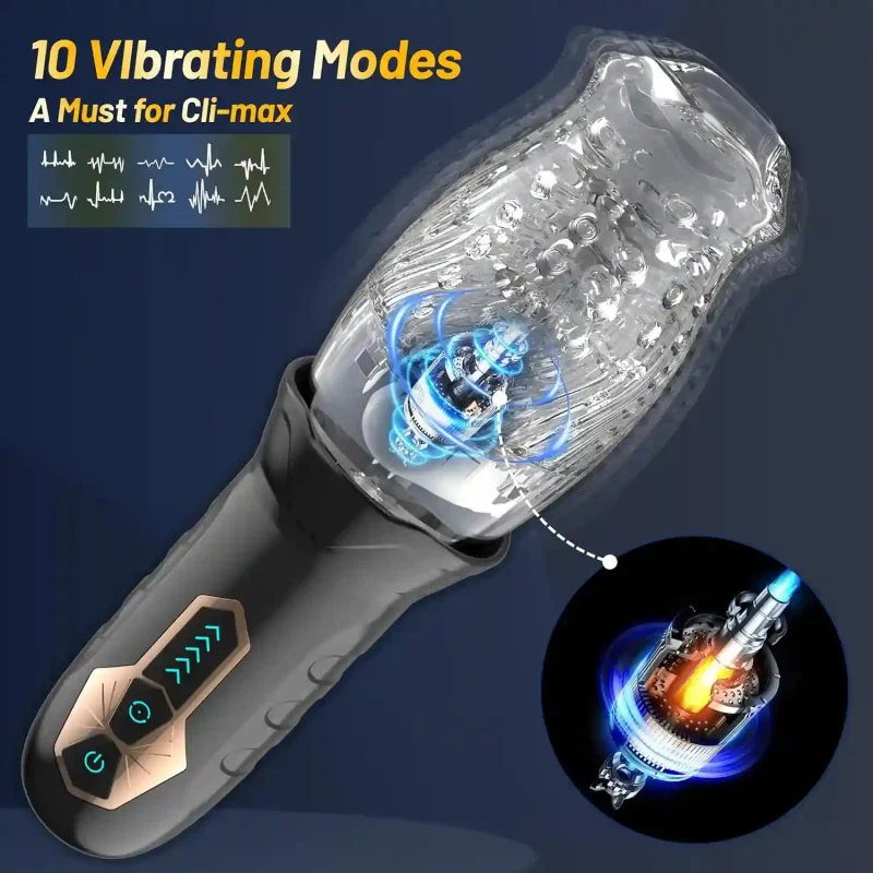 male automatic masturbator cup vibrator