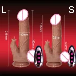 thrusting dildo vibrators women telescopic toys
