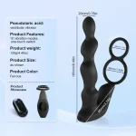 remote prostate massager cock ring vibrator