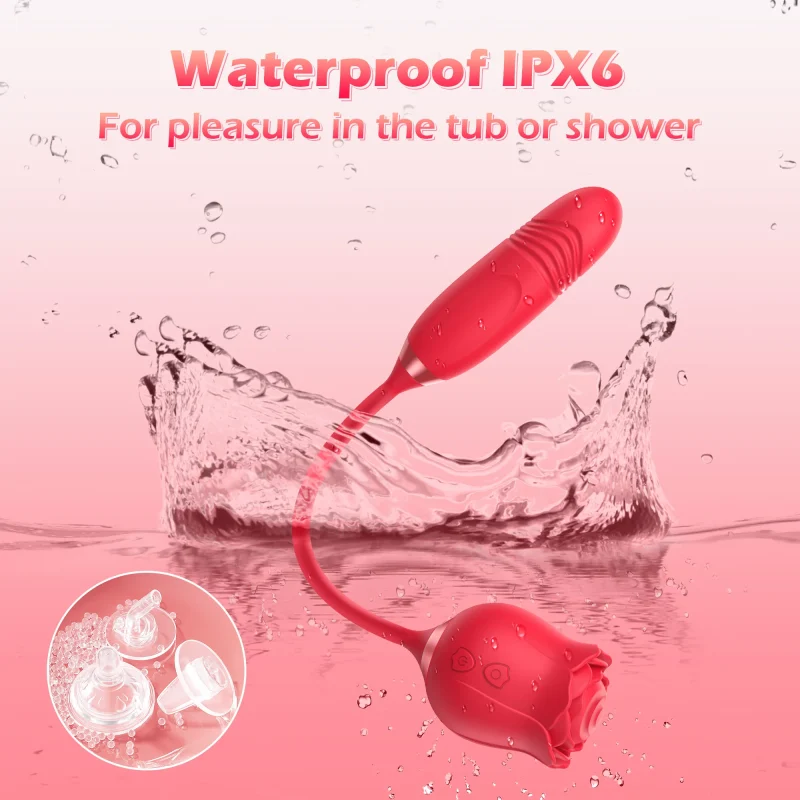 rose sucking thrusting vibrator women