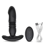app control telescopic vibrating anal plug prostate