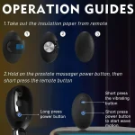 wave motion prostate massager remote