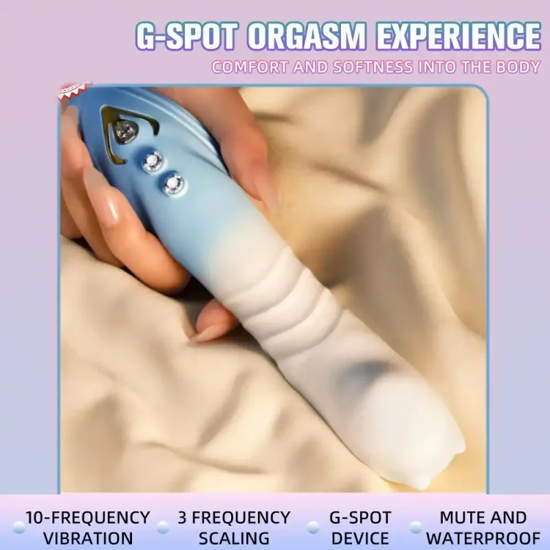 thrusting g spot vibrator clit stimulator