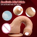 small realistic dildo long foreskin suction