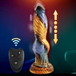 thrusting monster dragon dildo remote