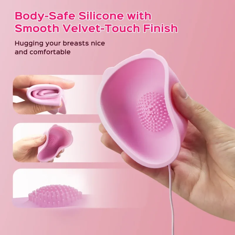 adult supplies nipple stimulator vibrator breast enlarge massager wearable bra cup female masturbator sex toys for women couples