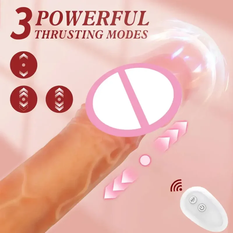 thrusting dildo sex machine women remote