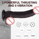 big suction telescopic dildo vibrator