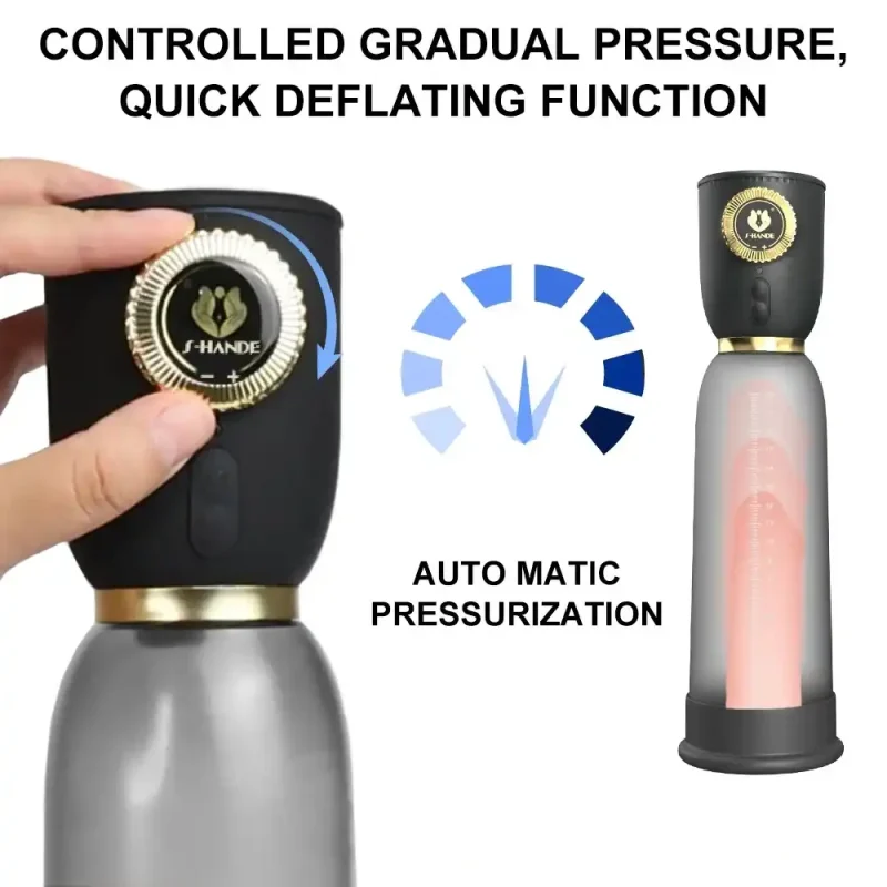 2 in 1 electric penis pump masturbator