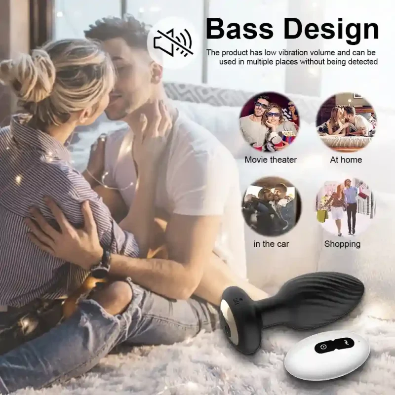 360 rotating prostate massager app remote vibrator