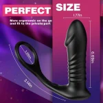 telescopic vibrating prostate massager remote telescopic vibrating prostate massager remote