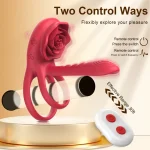 wireless remote cockring vibrator couples