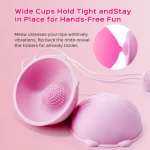 adult supplies nipple stimulator vibrator breast enlarge massager wearable bra cup female masturbator sex toys for women couples