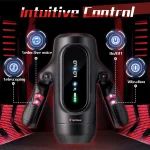 heatable male masturbator cup vibration thrusting