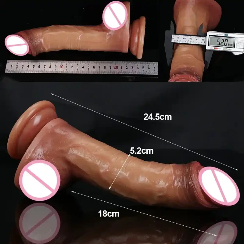 realistic thick vibrating dildo suction cup