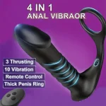 telescopic vibrating prostate massager remote telescopic vibrating prostate massager remote