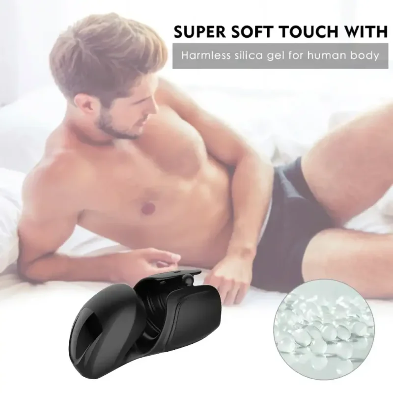 glans vibrator male masturbator delay trainer