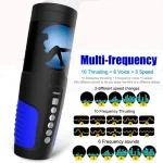 automatic male masturbator cup thrusting rotating