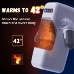 automatic male masturbator heating vibration