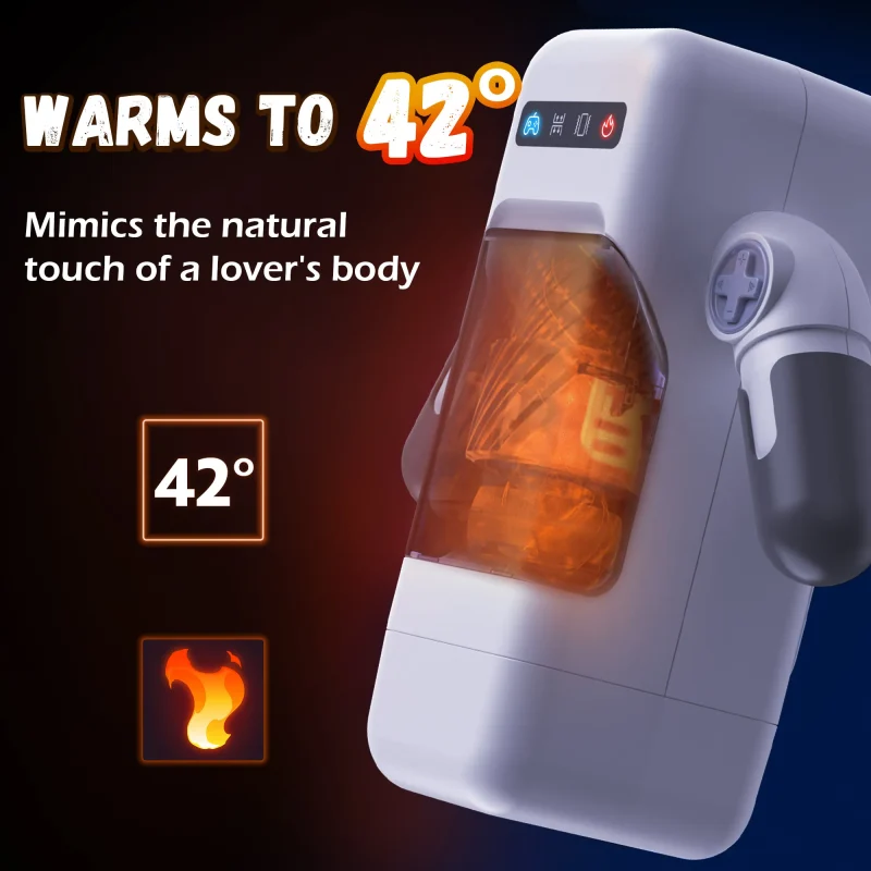 automatic male masturbator heating vibration