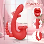 tapping flapping clit vibrator dildo